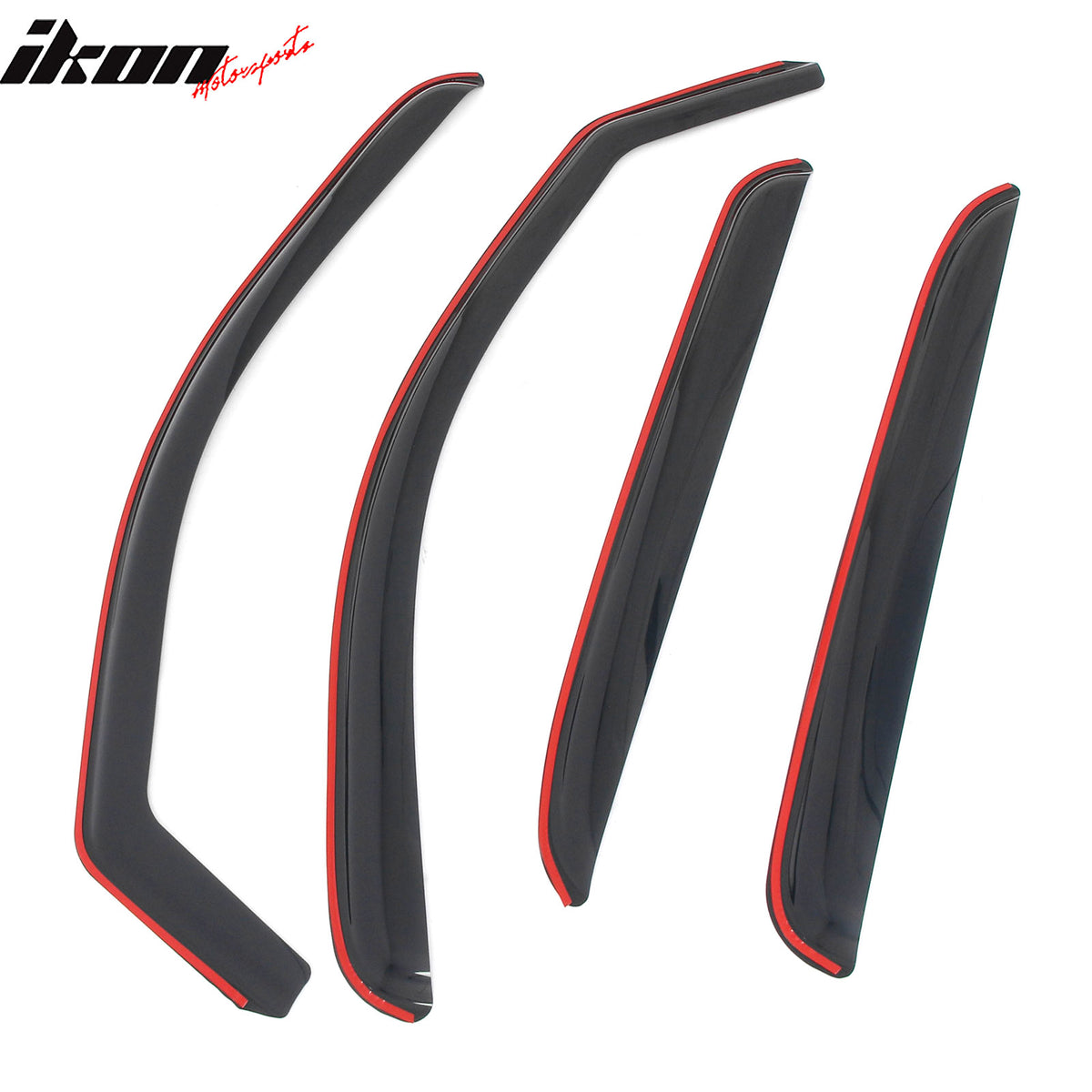 Fits 07-13 Chevrolet Avalanche In-Channel Window Visors Rain Guards Deflectors