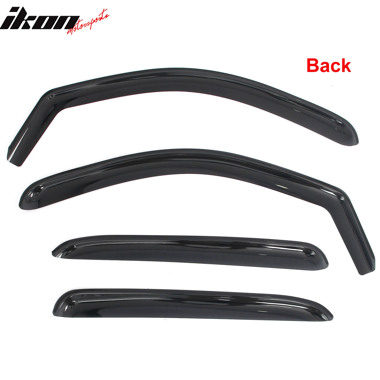 Fits 07-13 Chevrolet Avalanche In-Channel Window Visors Rain Guards Deflectors