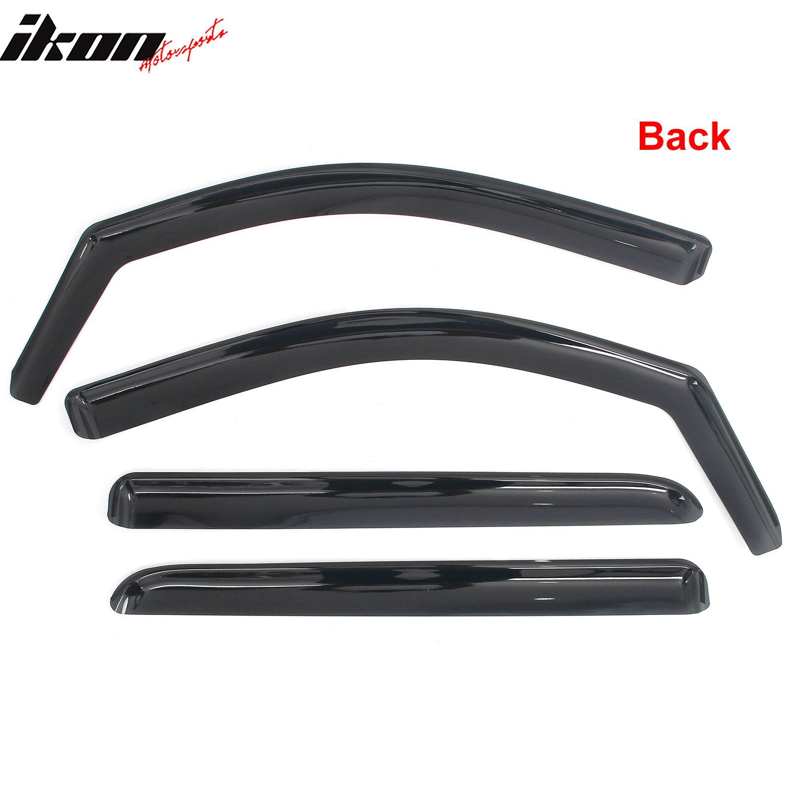 Fits 14-18 Chevrolet Silverado & GMC Sierra 1500 Crew In-Channel Window Visors