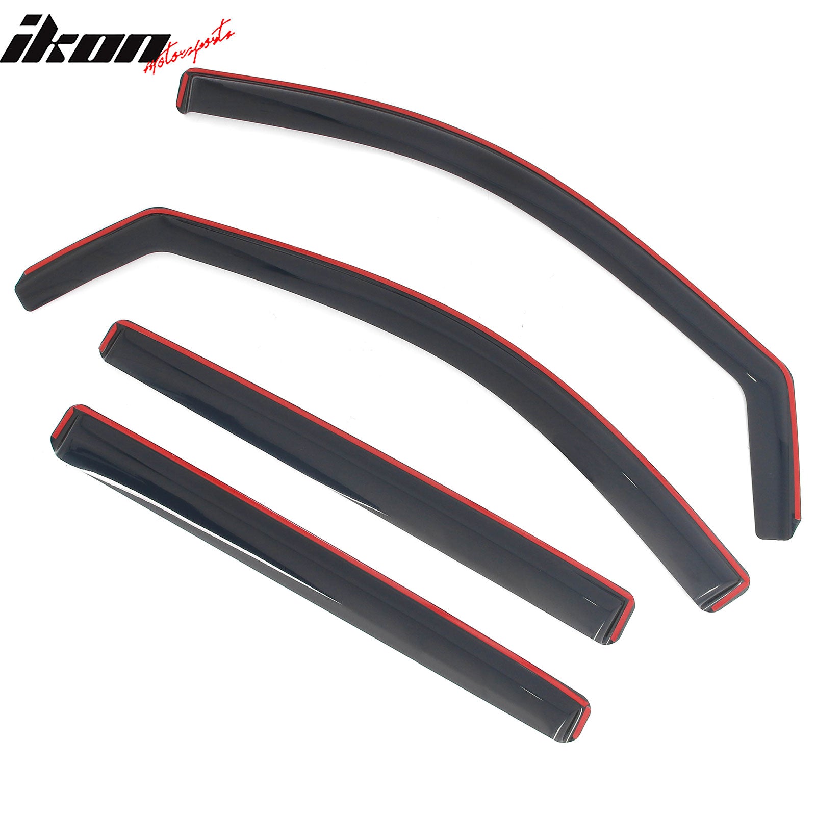 Fits 19-26 Chevrolet Silverado GMC Sierra 1500 Crew Cab In-Channel Window Visors