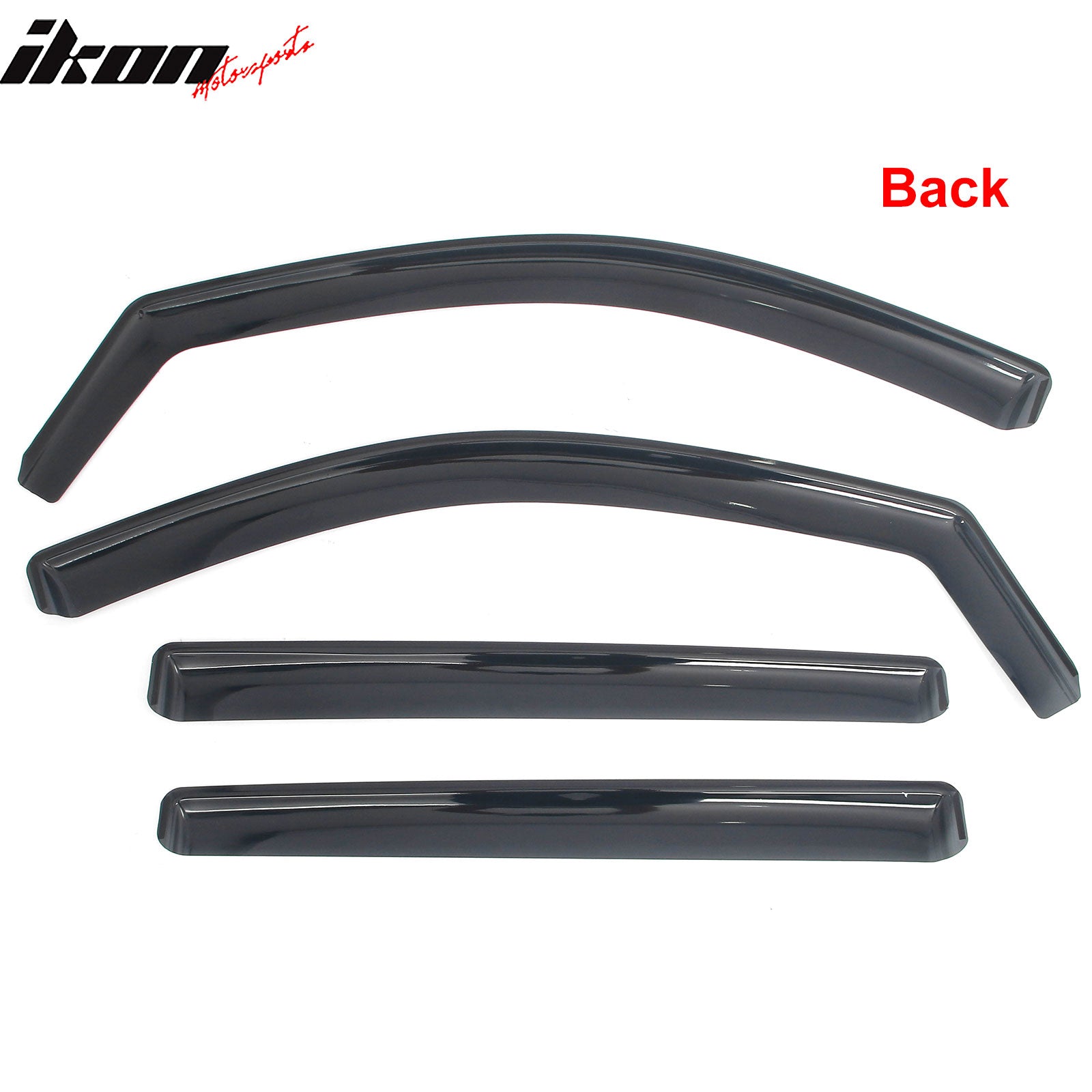Fits 19-26 Chevrolet Silverado GMC Sierra 1500 Crew Cab In-Channel Window Visors