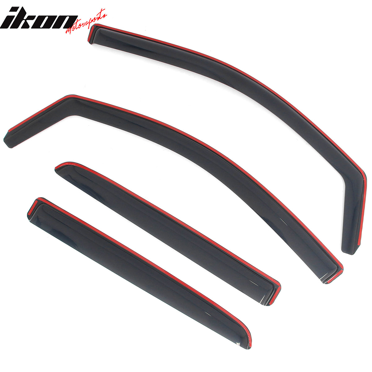 Fits 15-22 Chevrolet Colorado GMC Canyon Crew Cab In-Channel Window Visors Guard