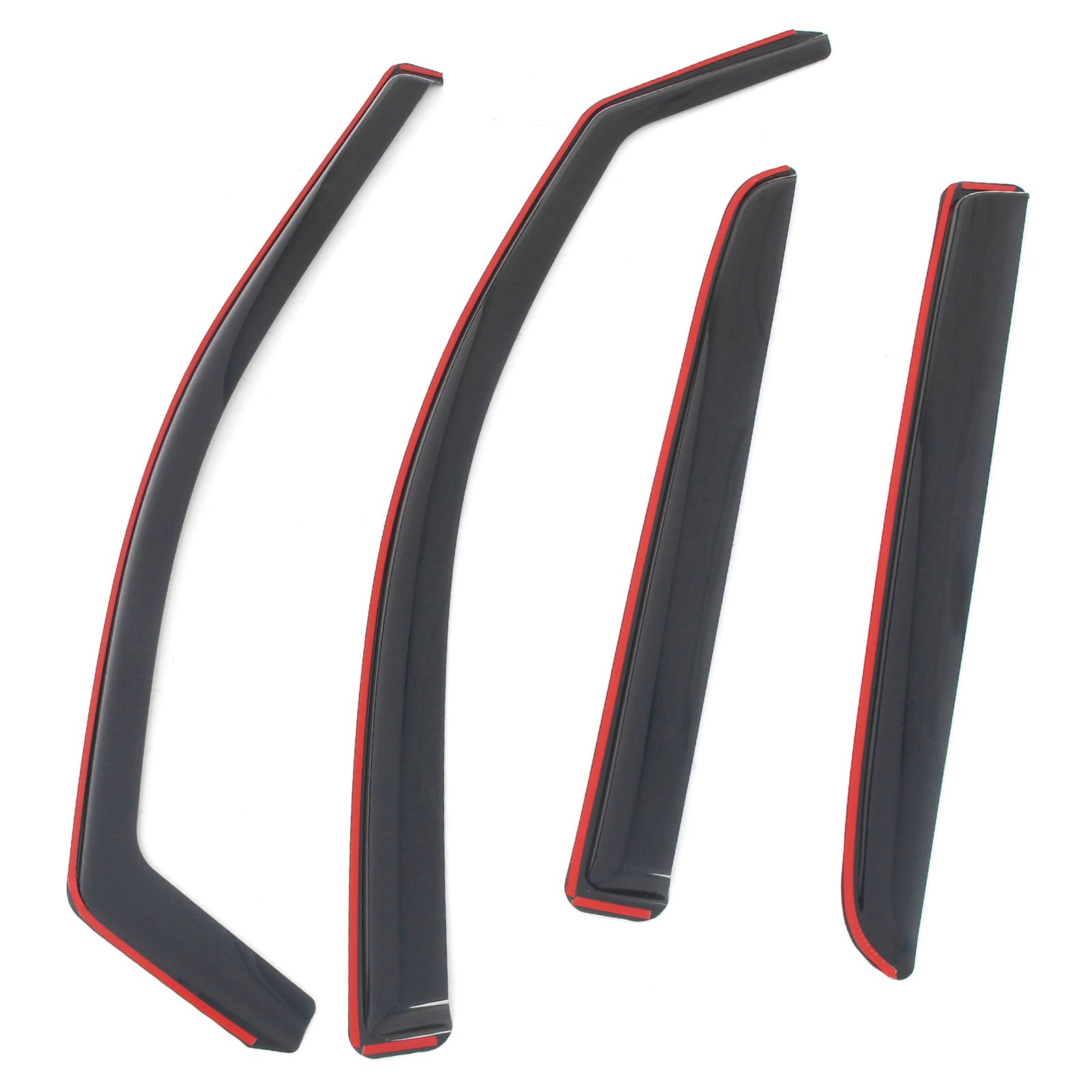 Fits 15-22 Chevrolet Colorado GMC Canyon Crew Cab In-Channel Window Visors Guard