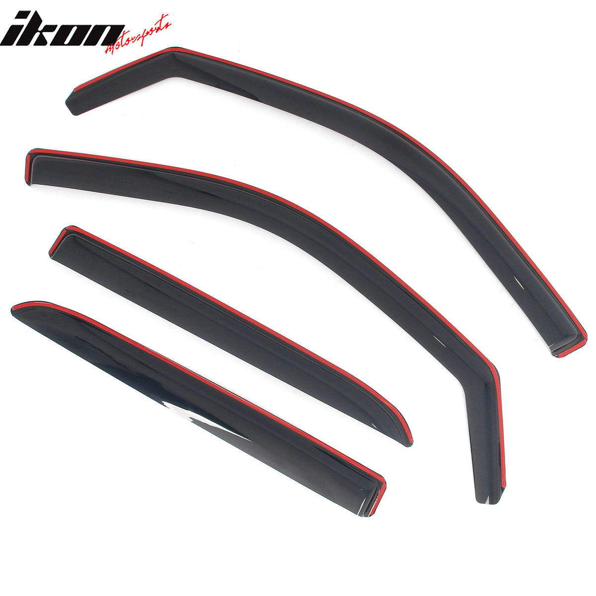 Fits 09-18 Dodge Ram 1500 10-26 Ram 2500 3500 Crew Cab In-Channel Window Visors