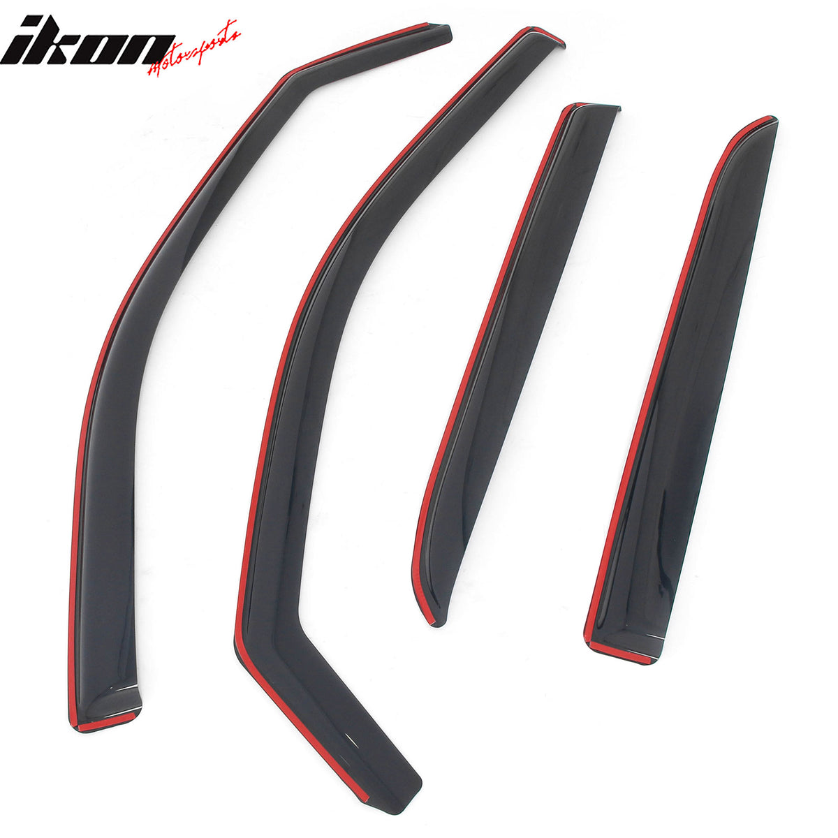 Fits 09-18 Dodge Ram 1500 10-26 Ram 2500 3500 Crew Cab In-Channel Window Visors