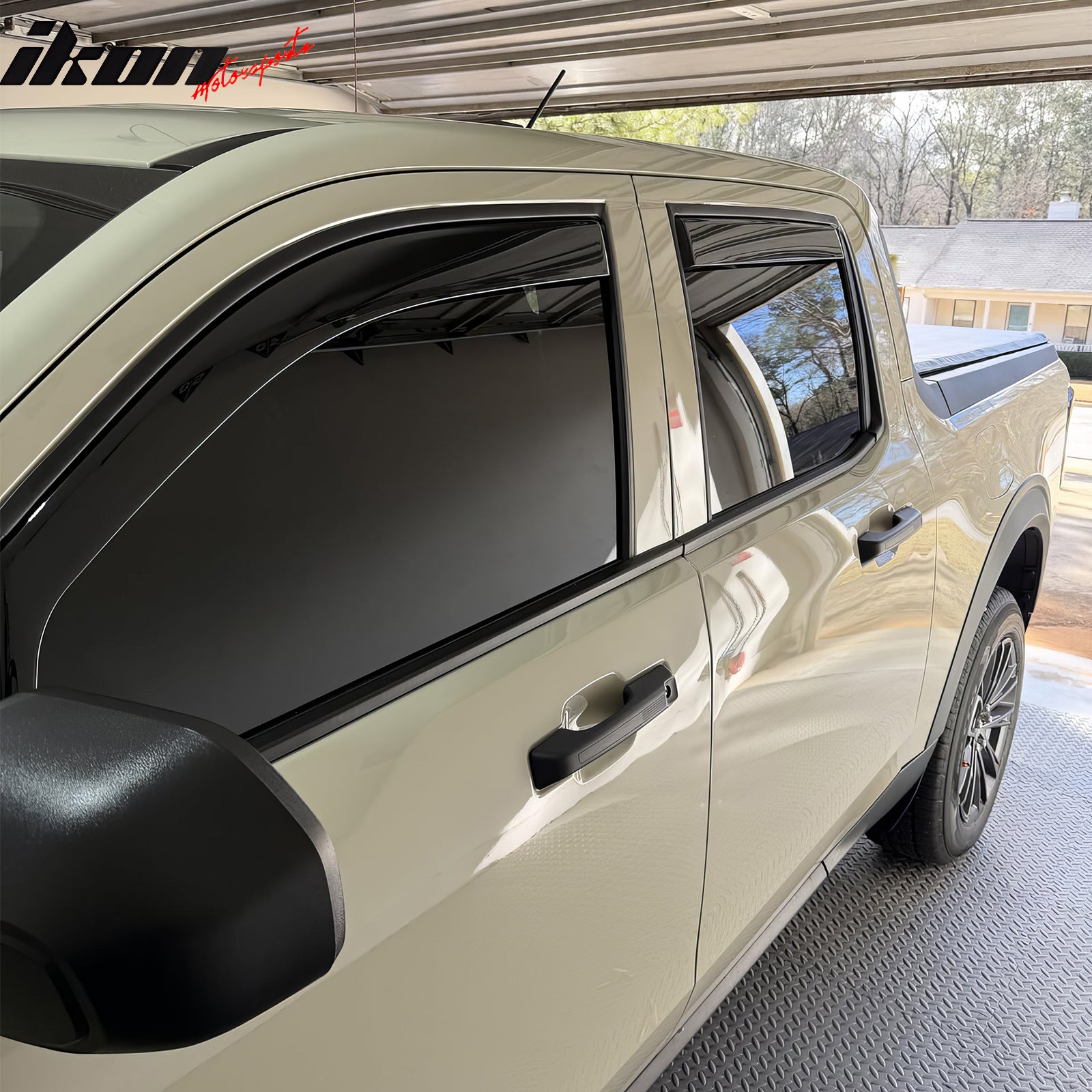 Fits 22-26 Ford Maverick In-Channel Window Visors Vent Rain Guards Deflectors