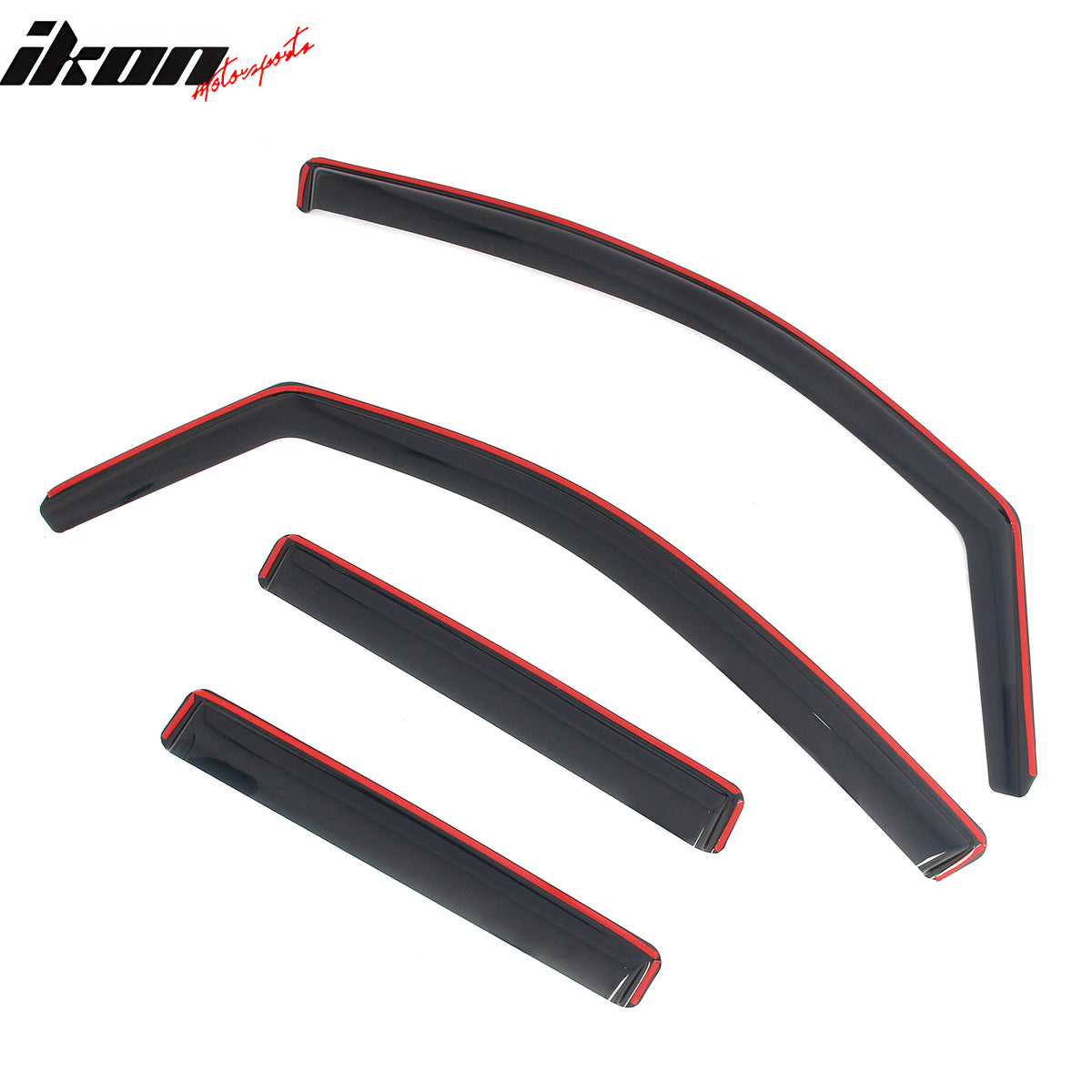 Fits 17-26 Honda Ridgeline In-Channel Window Visors Vent Rain Guards Deflectors