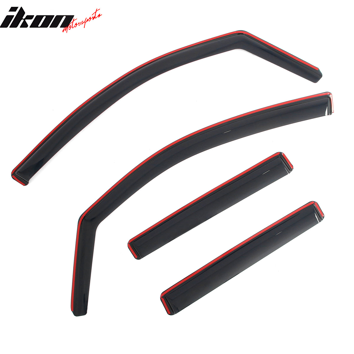 Fits 17-26 Honda Ridgeline In-Channel Window Visors Vent Rain Guards Deflectors