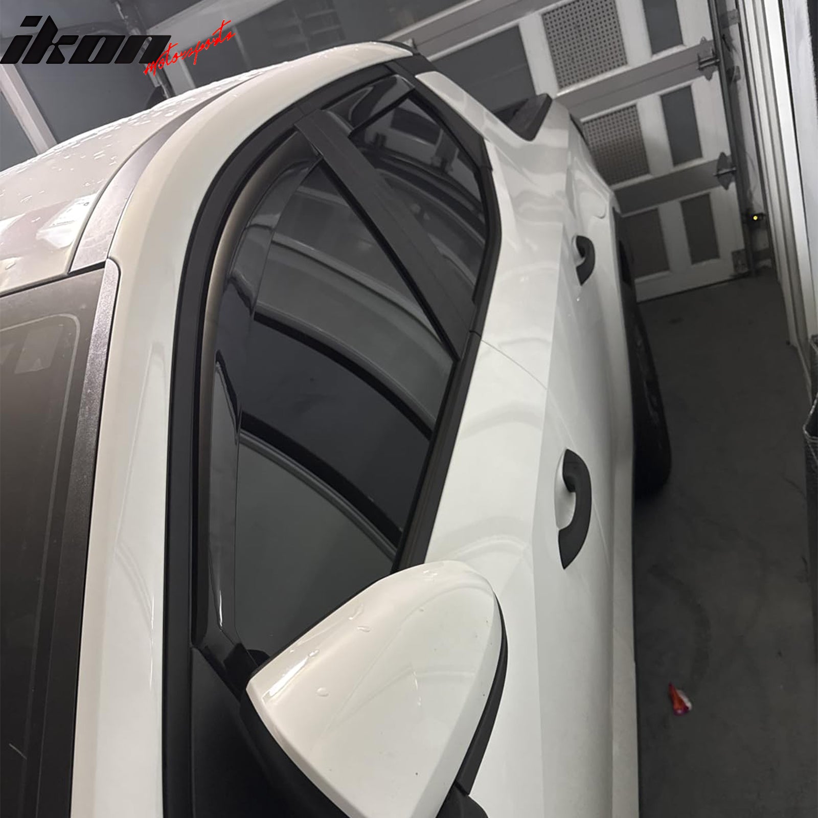 Fits 22-26 Hyundai Santa Cruz In-Channel Window Visors Rain Guards Deflectors