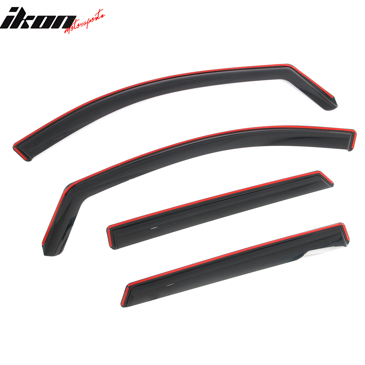 Fits 13-18 Hyundai Santa Fe In-Channel Window Visors Vent Rain Guards Deflectors