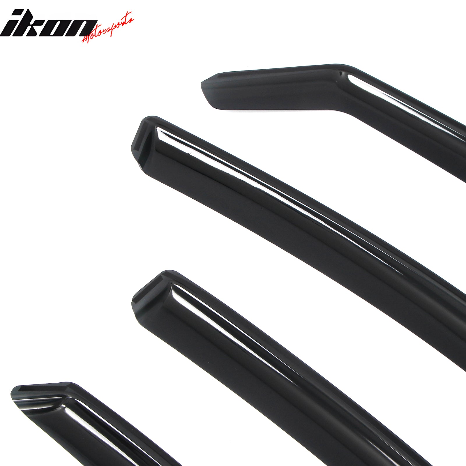 Fits 15-19 Hyundai Sonata In-Channel Window Visors Vent Rain Guards Deflectors