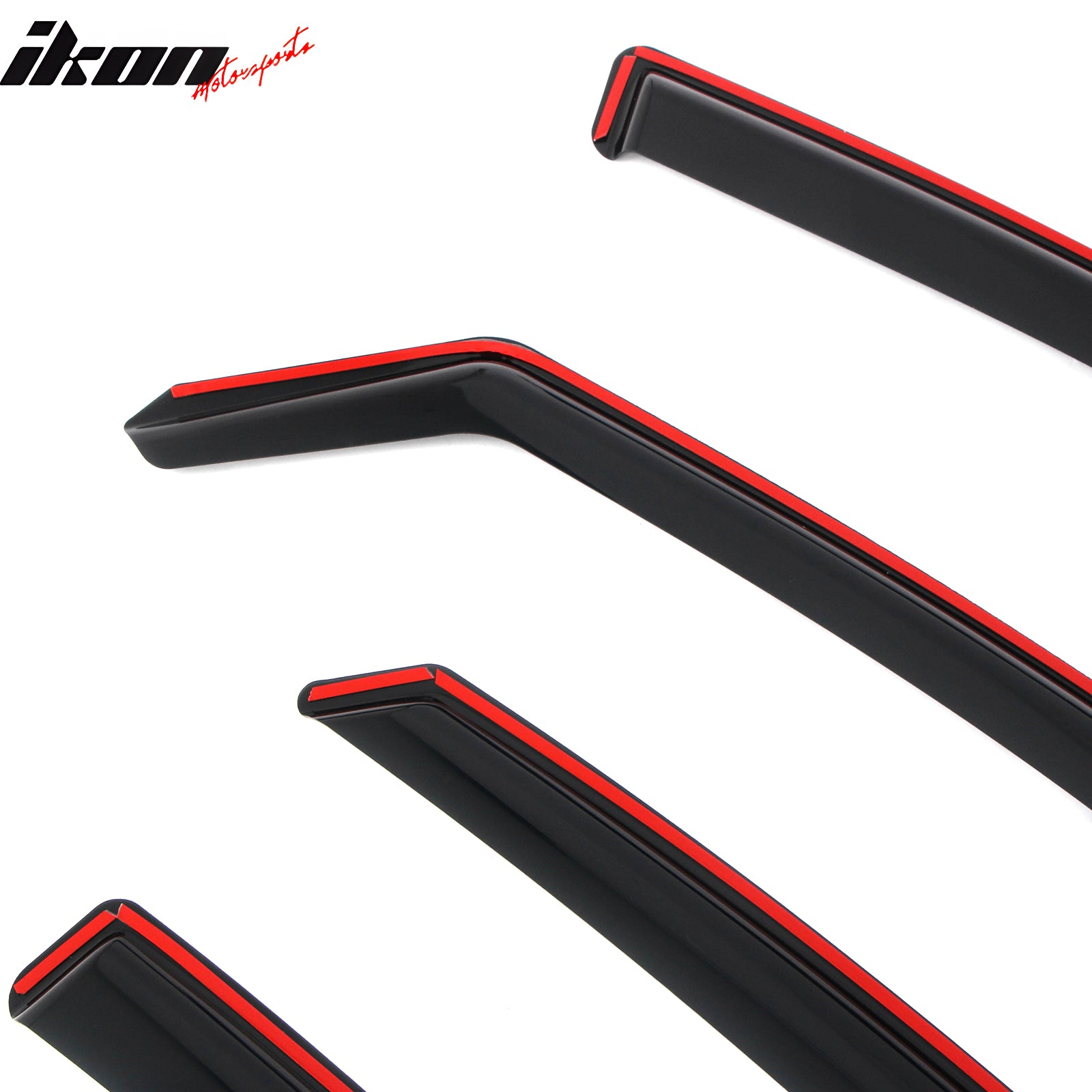 Fits 15-19 Hyundai Sonata In-Channel Window Visors Vent Rain Guards Deflectors