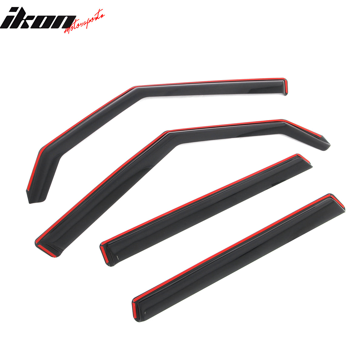 Fits 09-13 Kia Soul In-Channel Window Visors Vent Rain Sun Guards Deflectors