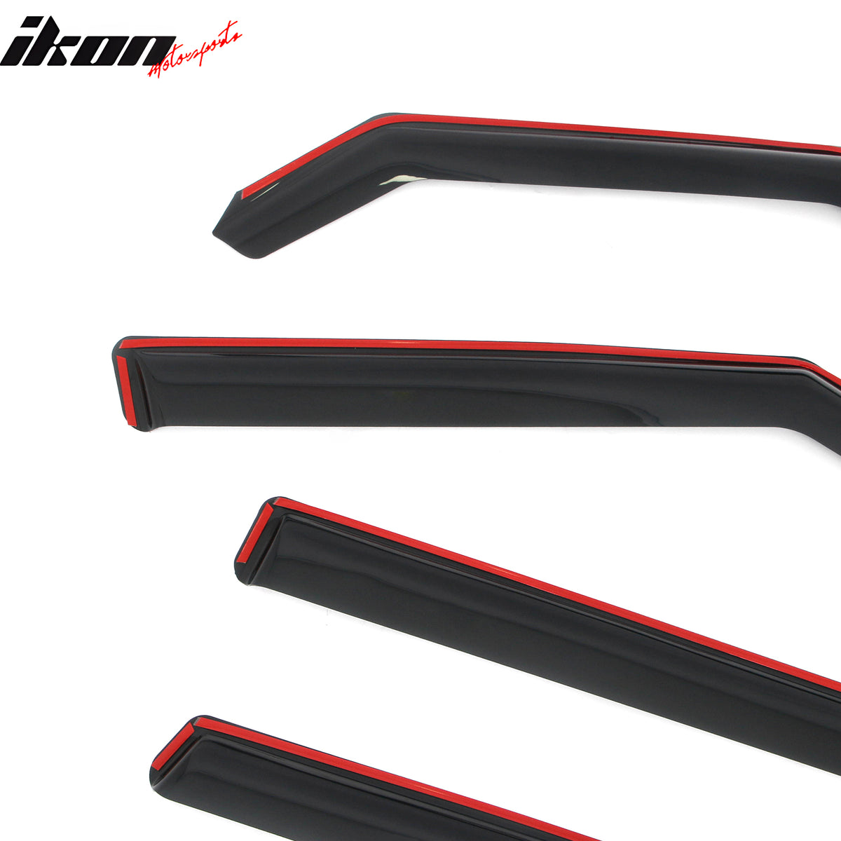 Fits 09-13 Kia Soul In-Channel Window Visors Vent Rain Sun Guards Deflectors