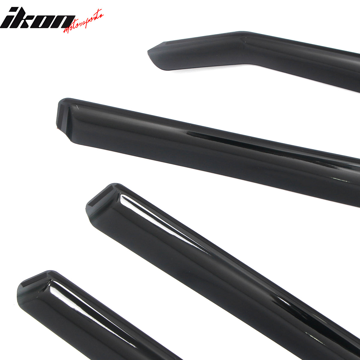 Fits 09-13 Kia Soul In-Channel Window Visors Vent Rain Sun Guards Deflectors
