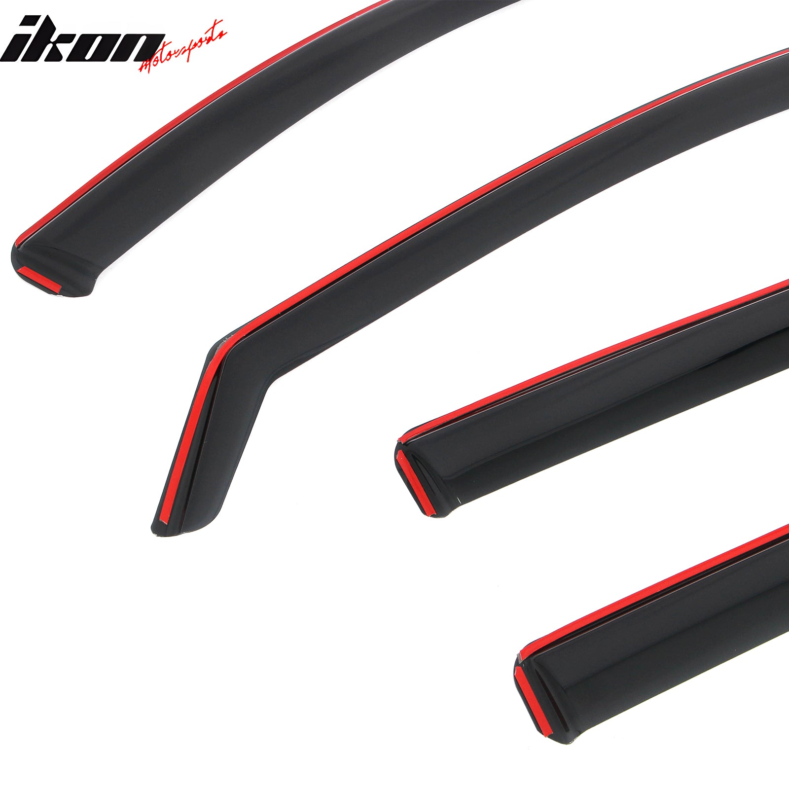 Fits 20-26 Lincoln Aviator In-Channel Window Visors Vent Rain Guards Deflectors