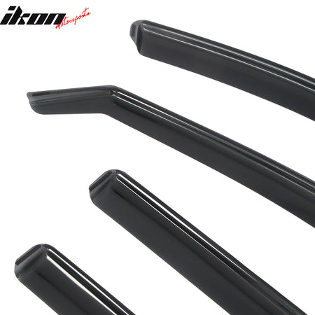 Fits 20-26 Lincoln Aviator In-Channel Window Visors Vent Rain Guards Deflectors