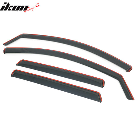 Fits 17-22 Nissan Rogue Sport Window Visors Vent Rain Guard Deflector In-Channel