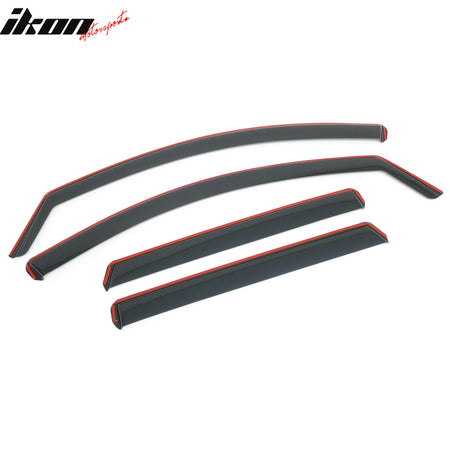 Fits 17-22 Nissan Rogue Sport Window Visors Vent Rain Guard Deflector In-Channel