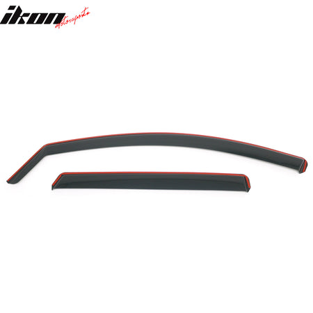 Fits 17-22 Nissan Rogue Sport Window Visors Vent Rain Guard Deflector In-Channel