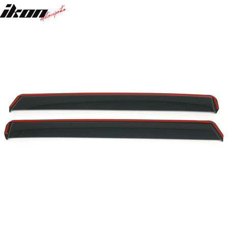 Fits 17-22 Nissan Rogue Sport Window Visors Vent Rain Guard Deflector In-Channel