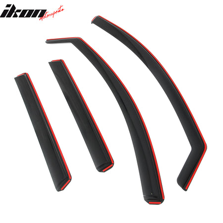Fits 20-25 Nissan Sentra In-Channel Window Visors Vent Rain Guards Deflectors