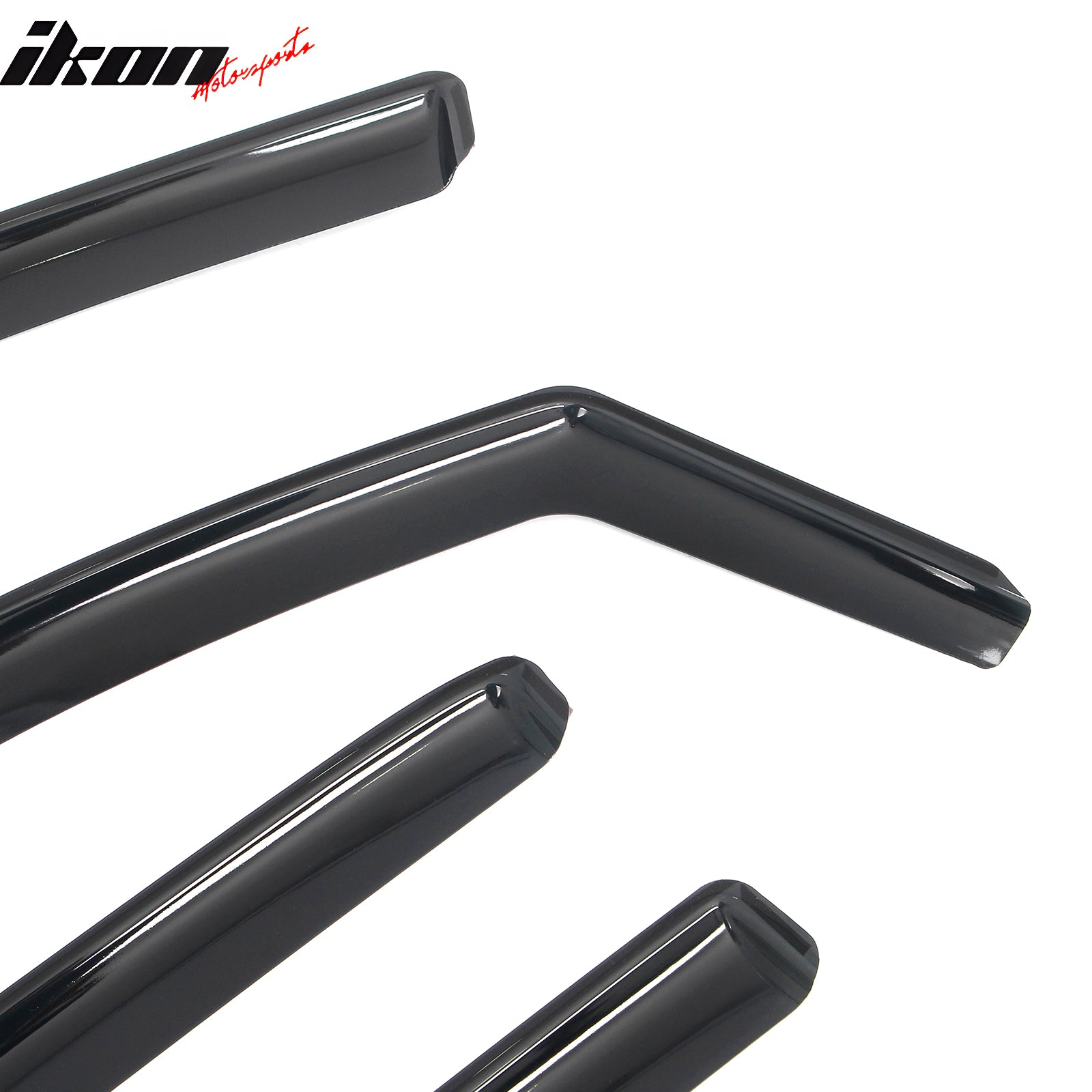 Fits 16-24 Nissan TITAN XD & 17-24 TITAN Crew Cab In-Channel Window Visors Guard