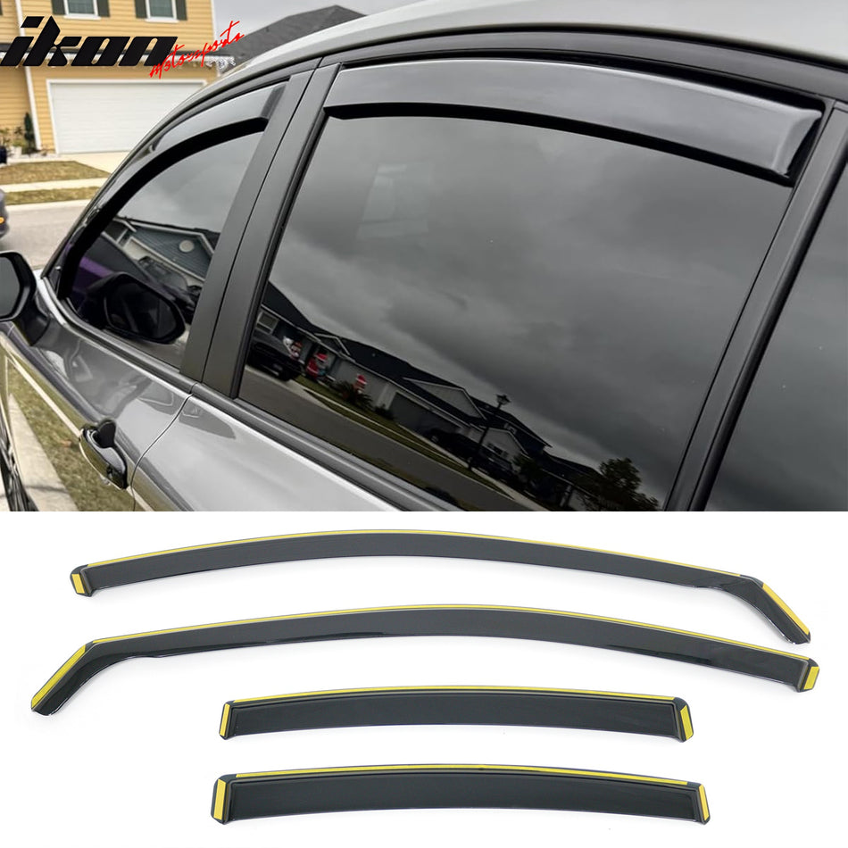 Window Visors for Toyota Camry 2025-2026 In-Channel Vent Rain Guards PC