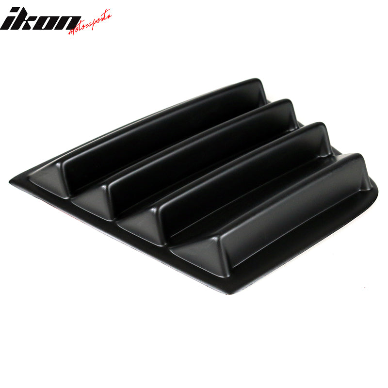 Fits 11-23 Dodge Charger V2 Rear Window Louver + V1 Side Window Louvers Scoop PP