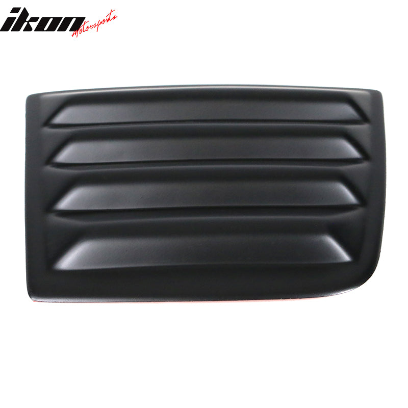 Fits 11-23 Dodge Charger V2 Style Rear Window Louver with Side Quarter Scoop