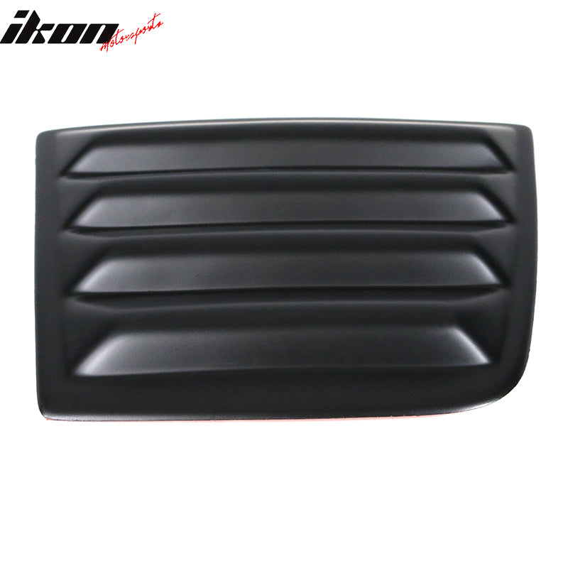 Fits 11-23 Dodge Charger V2 Style Window Louver Sun Windshield Gloss Black