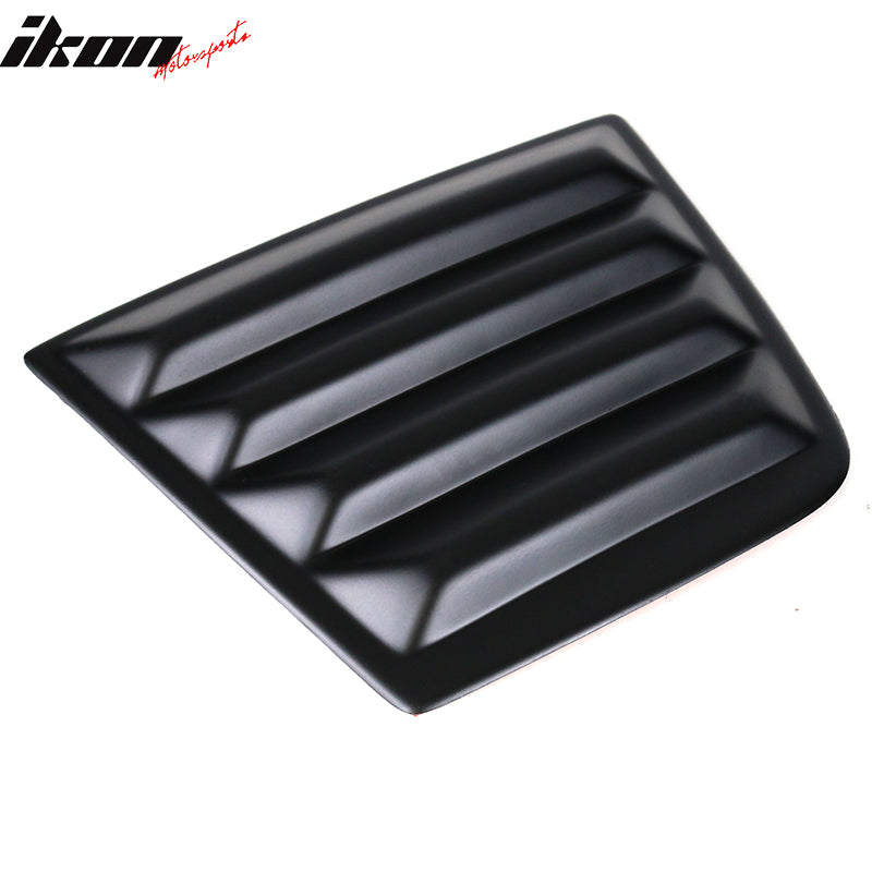 Fits 11-23 Dodge Charger V2 Style Window Louver Sun Windshield Gloss Black