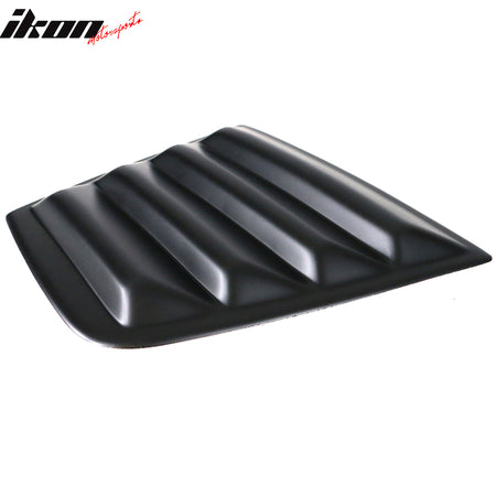 Fits 11-23 Dodge Charger V2 Style Rear Window Louver with Side Quarter Scoop