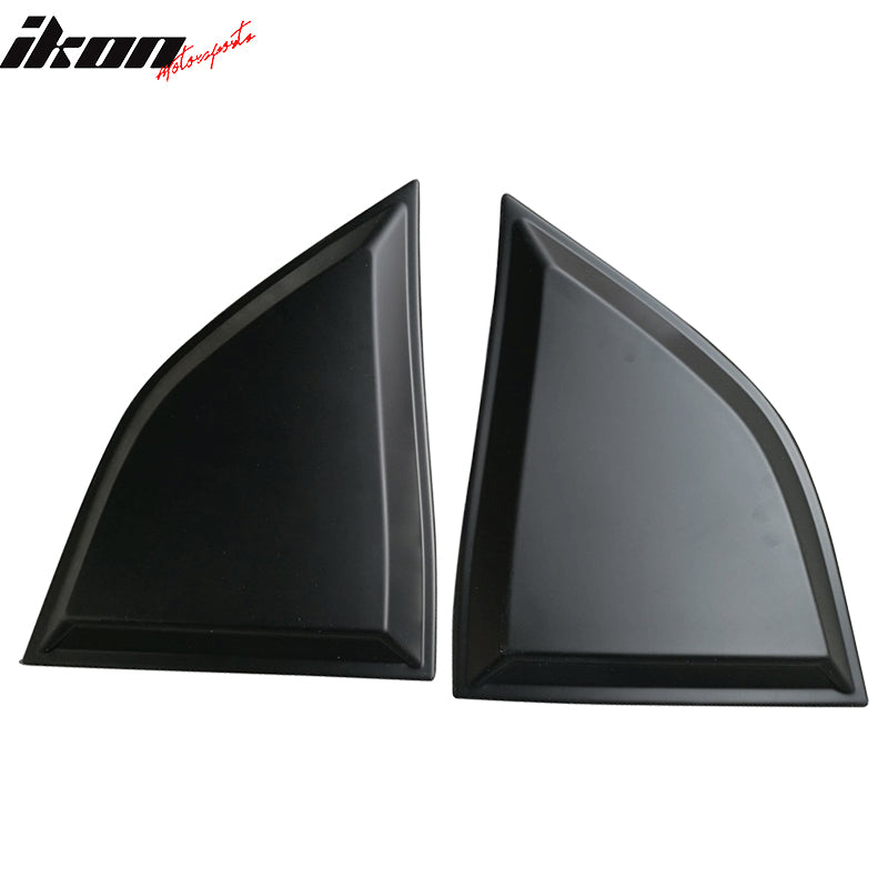 ABS Carbon Look Side Window Louvers For Dodge Challenger 2008-2023 – 2-Piece Set