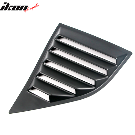Fits 08-23 Dodge Challenger V2 Style Rear Side Window Louver Air Vent