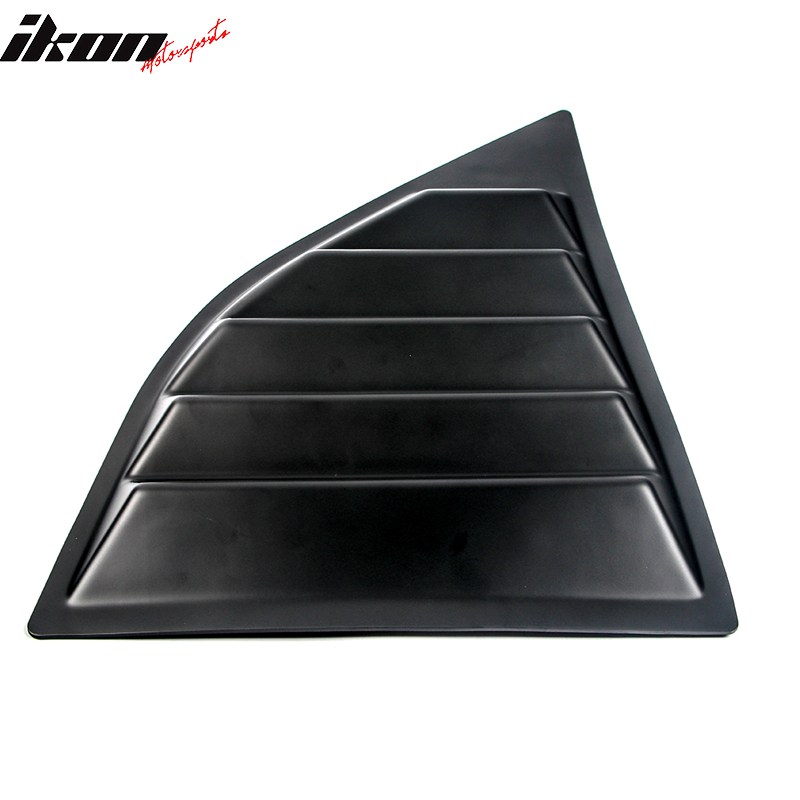 Fits 08-23 Dodge Challenger V2 Style Rear Side Window Louver Air Vent