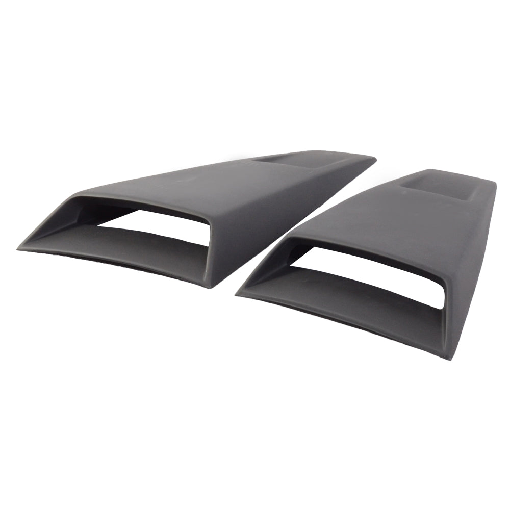 Fits 05-14 Ford Mustang Eleanor Window Louvers Scoops 2Pc Set - PU