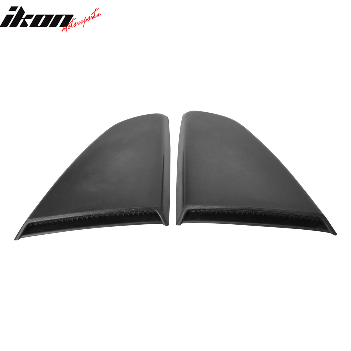 IKON MOTORSPORTS Rear Window Louver Compatible with 2015-2023 Ford Mustang Coupe, R Style PU Painted #U6, 7219, 9SSE Red Candy Tint Metallic Back Windshield Sun Shade Cover Vent