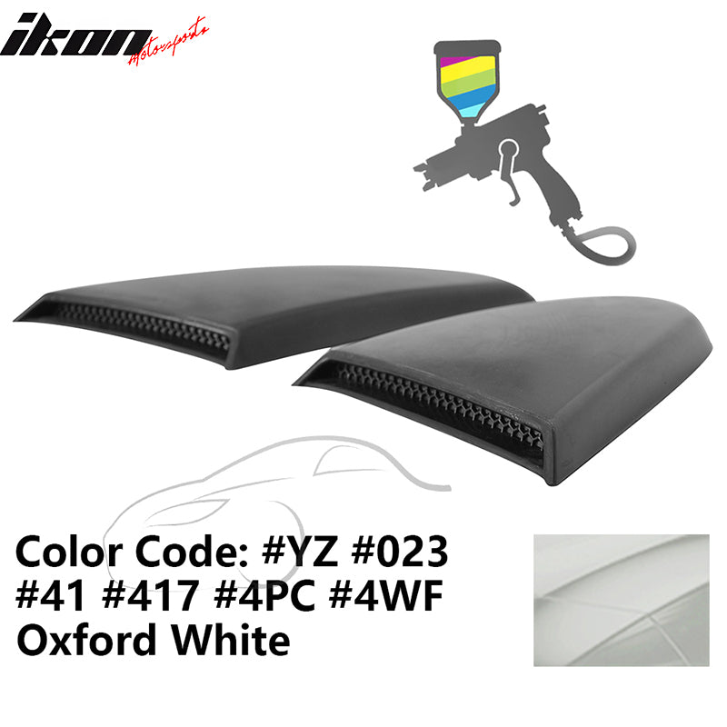 2015-2023 Mustang R Style Side Quarter Window Louver PU Painted #YZ