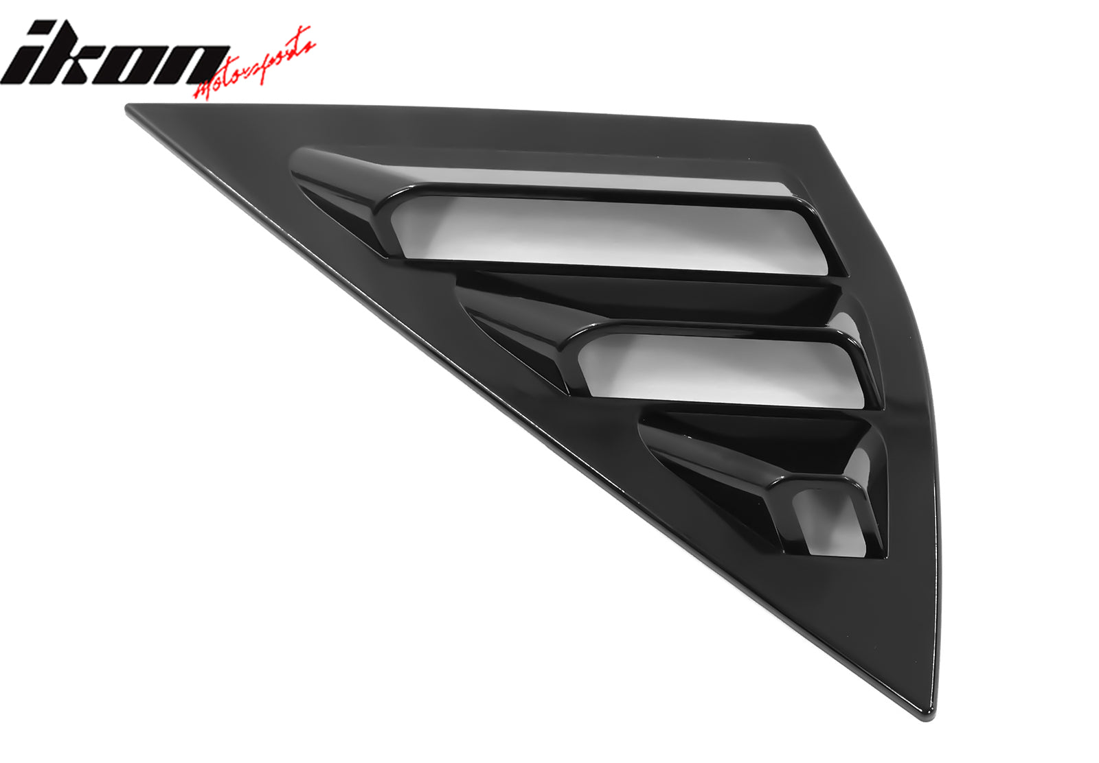 Fits 21-23 Ford Mustang Mach-E 2PC Side Window Louver 3 Vents Cover Unpainted PC