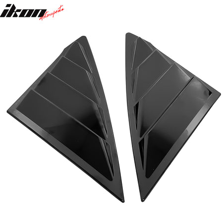 Fits 22-24 Honda Civic 11th Gen Sedan PC 2PCS Rear Window Louver Scoops