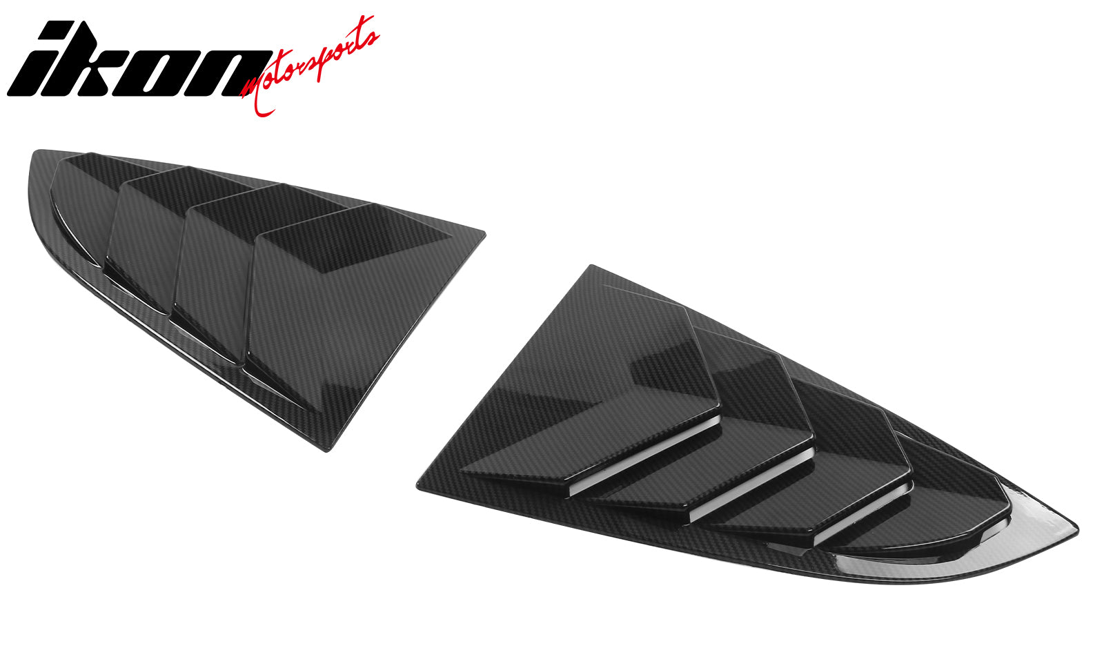 Fits 22-26 Toyota GR86/Subaru BRZ IKON 2PC Side Window Louvers