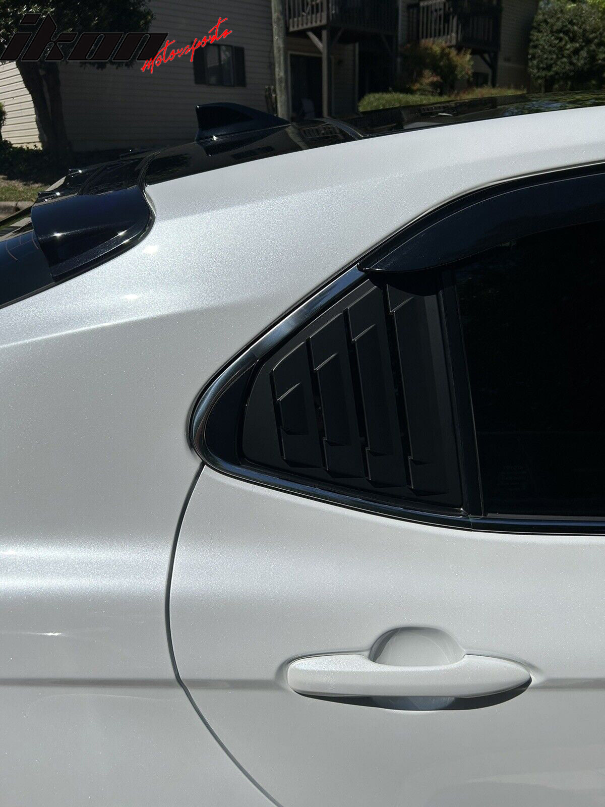 Fits 18-24 Toyota Camry Window Louvers Rear Side Vent Sun Shade Cover 2PC Set