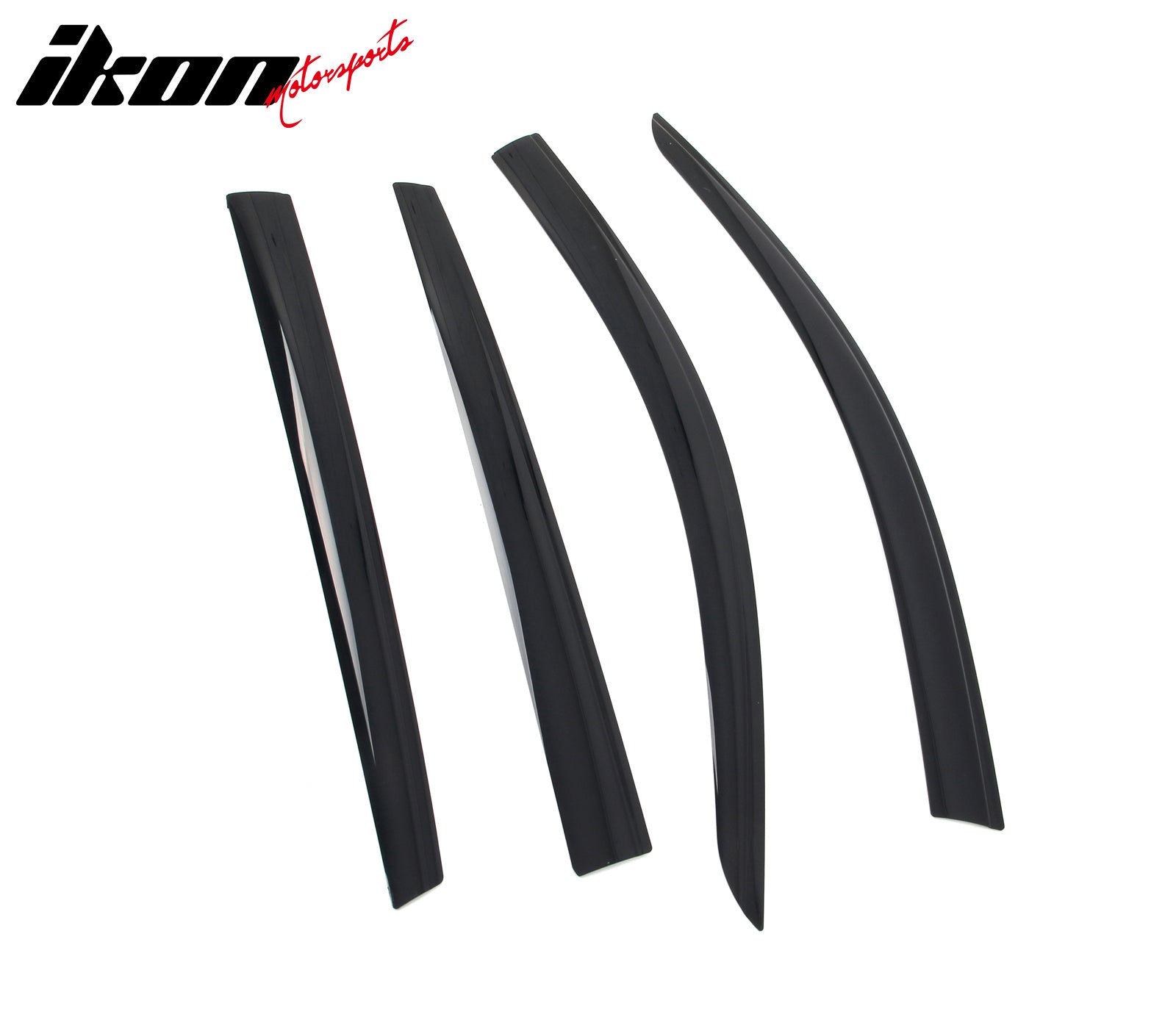 Fits 22-25 Acura MDX Low Profile Style Tape-On Window Visors Sun Rain Deflectors
