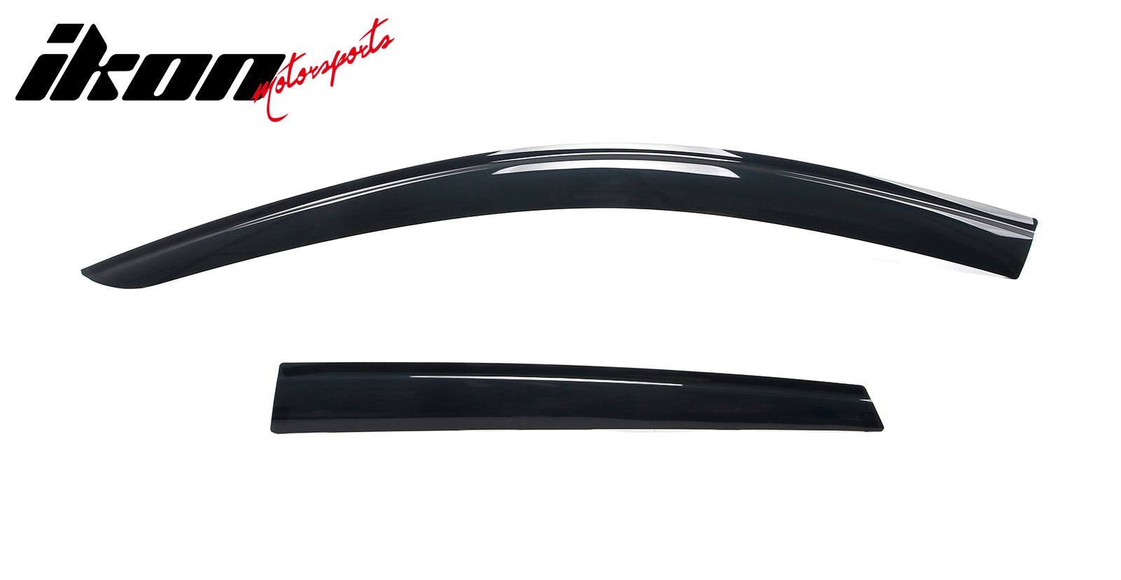 Fits 19-25 Audi Q3 Low Profile Style Tape-On Window Visors Vent Rain Deflectors