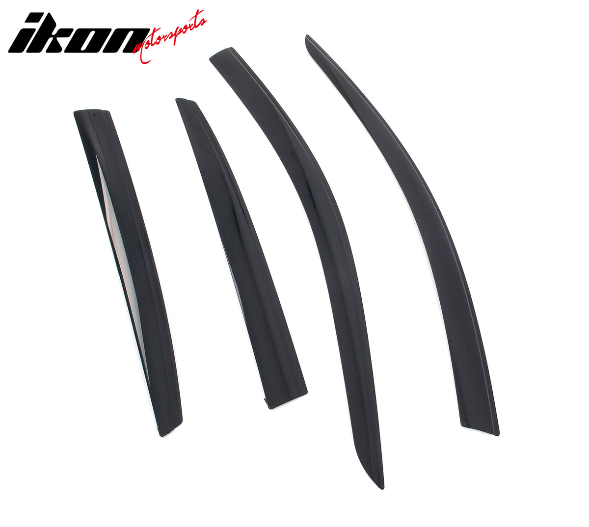 Fits 21-25 Acura TLX Low Profile Style Tape-On Window Visors Sun Rain Deflectors