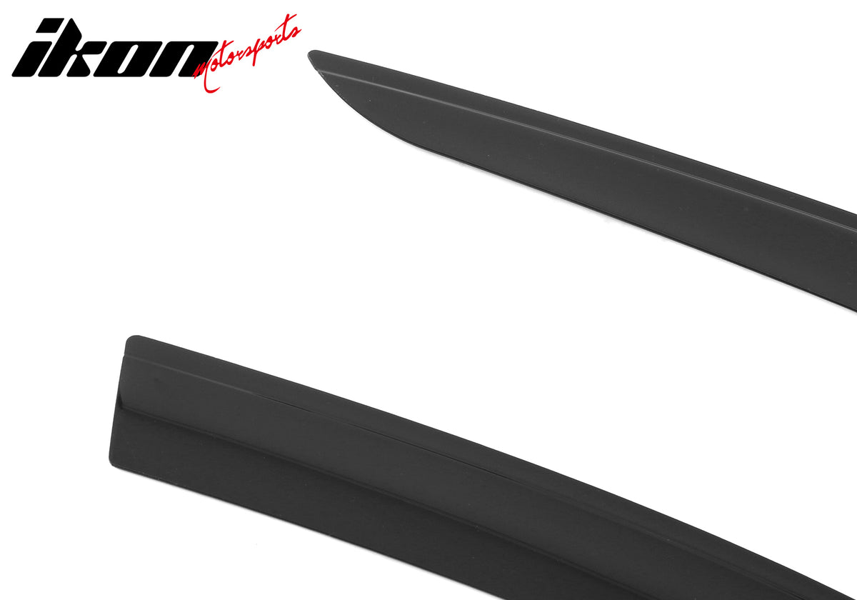 Fits 21-25 Acura TLX Low Profile Style Tape-On Window Visors Sun Rain Deflectors
