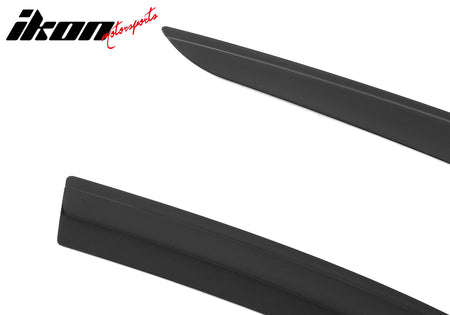 Fits 21-25 Acura TLX Low Profile Style Tape-On Window Visors Sun Rain Deflectors