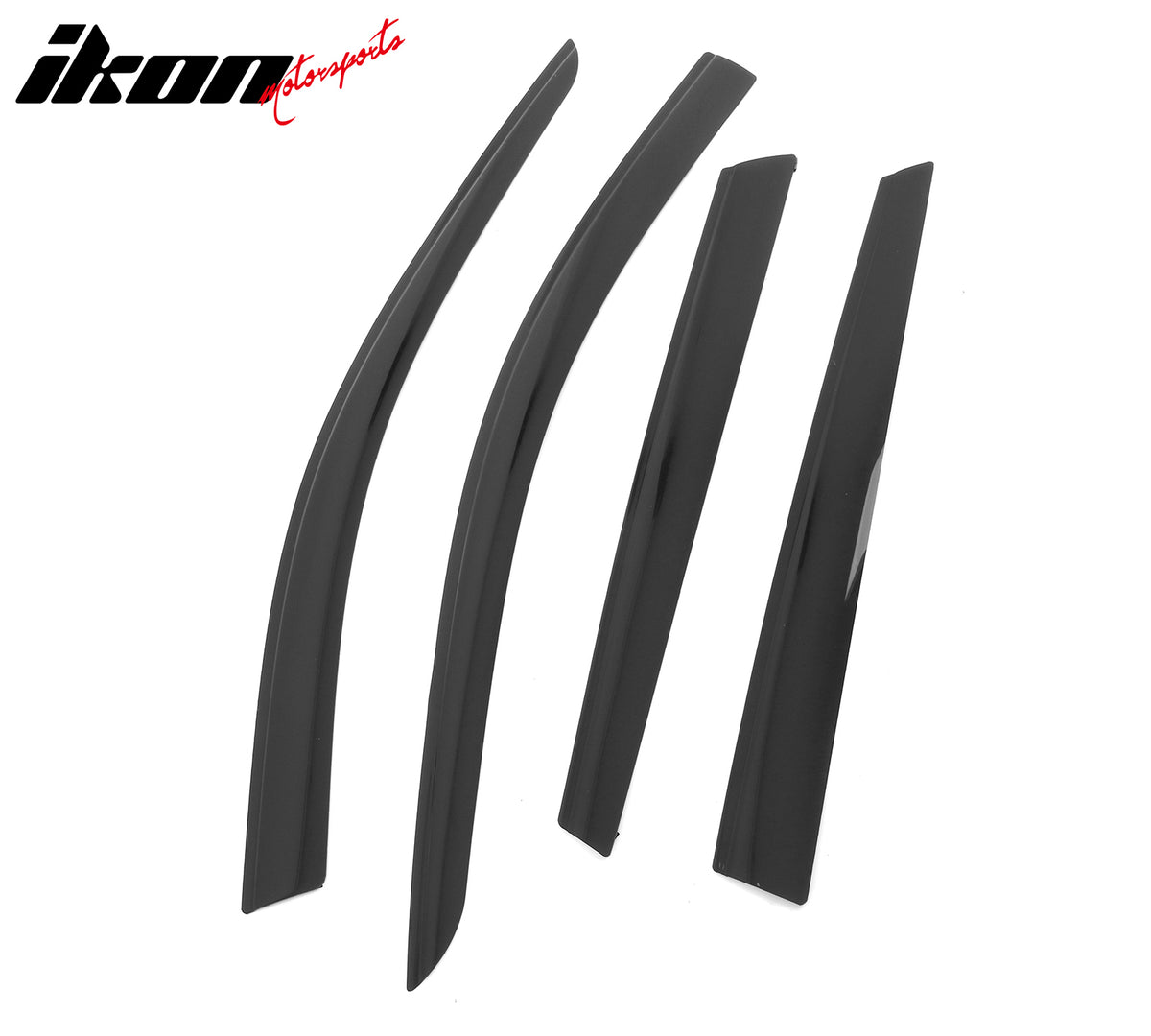 Fits 16-22 BMW F48 X1 Low Profile Style Tape-On Window Visors Rain Deflectors
