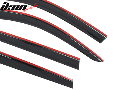 Fits 19-25 BMW G05 X5 Low Profile Style Tape on Window Visors Sun Vent Deflector